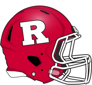 Rutgers Football Helmet Graphic PNG Image