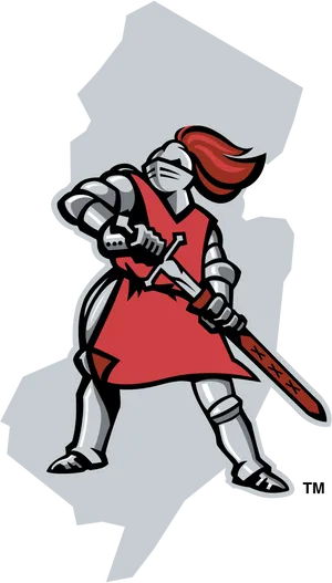 Rutgers Scarlet Knight Mascot PNG Image