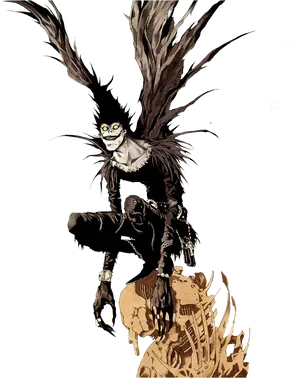 Ryuk Death Note Anime Character PNG Image