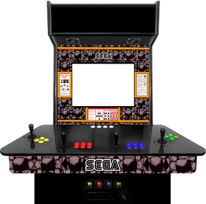 S E G A Arcade Cabinet Design PNG Image