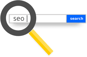 S E O Search Concept Illustration PNG with transparent background