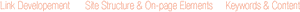 S E O Strategy Components Orange Banner PNG