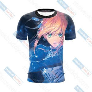 Fate/stay Night Saber 3d T-shirt - T-shirt, HD Png Download PNG