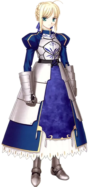 Saber Artoria Pendragon Fate Series PNG Image