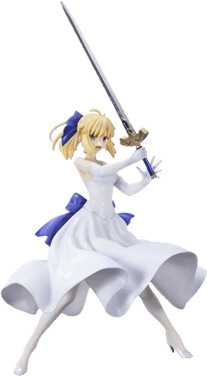 Fate Stay Night Saber White Dress, HD Png Download PNG