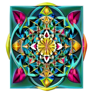 Sacred Geometry Flower Patterns Png Thc PNG Image