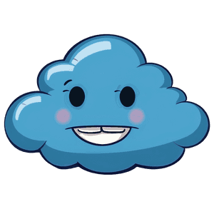 Sad Cartoon Cloud PNG 24 PNG