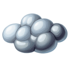 Sad Cartoon Cloud PNG 9 PNG
