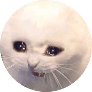 #sad #cat #meme #crying #screaming #freetoedit - Cat Meme No Words, HD Png Download PNG image with transparent background