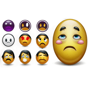 Sad Emoji PNG ixc PNG image with transparent background