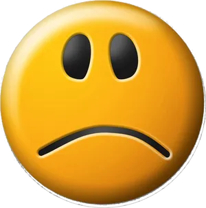 Sad Face Emoji Expression PNG Image