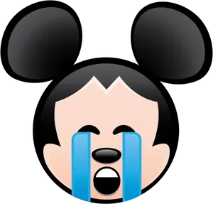 Sad_ Mickey_ Mouse_ Emoji.png PNG Image