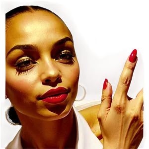 Sade Singer Illustration Png Djd60 PNG Image