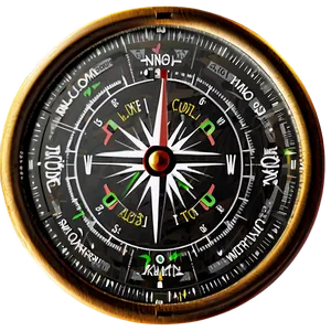 Safari Adventure Compass Png 06122024 PNG Image