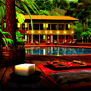 Safari Lodge Hotel PNG gla PNG image with transparent background