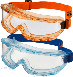 Clear Premium Anti-scratch Safety Goggles Amber Or - Personal Protective Equipment In Nail Care Services, HD Png Download PNG image with transparent background