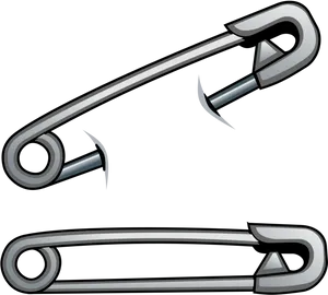 Safety Pin Illustration PNG Image