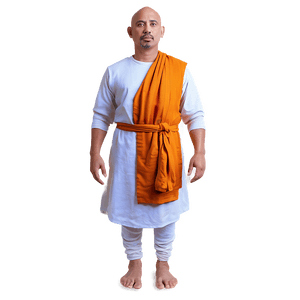 Saffron Monk Gown PNG stm PNG