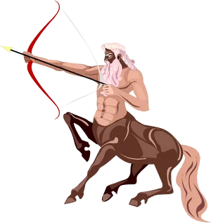 Sagittarius Archer Centaur Illustration PNG Image