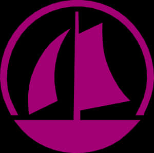Sailboat Silhouette Icon PNG
