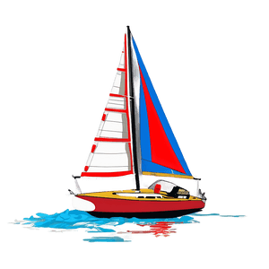 Sailboat Silhouette PNG 05242024 PNG