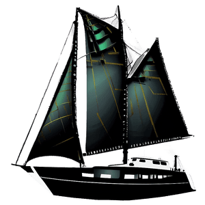 Sailboat Silhouette PNG wuy94 PNG