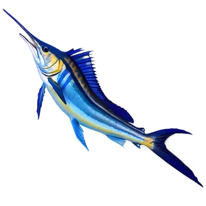 Sailfish With Open Bill Png Sny64 PNG Image