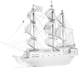 Metal Earth Black Pearl Pirate Ship - Pirate Pirates Ship Diy, HD Png Download PNG image with transparent background