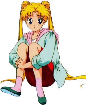 Sailor Moon Casual Pose PNG Image