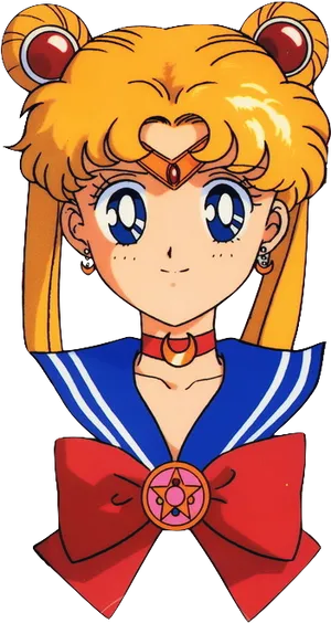 Sailor Moon Portrait PNG Image