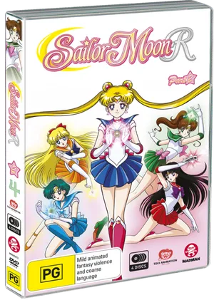 Sailor Moon R Part2 D V D Cover PNG Image