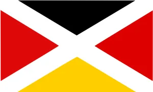 Saint Andrews Cross Flag Design PNG Image