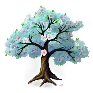 Sakura Tree In Anime Style Png 47 PNG Image