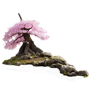 Sakura Tree With Historic Castle Png 06122024 PNG Image