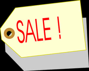 Sale Tag Illustration PNG with transparent background
