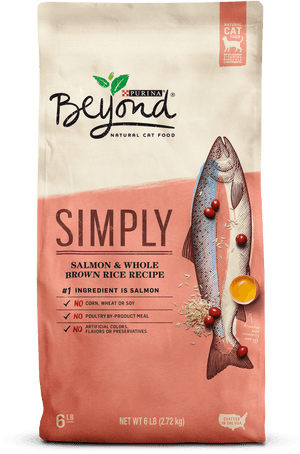 Purina Beyond Simply Salmon & Whole Brown Rice Recipe, HD Png Download PNG image with transparent background