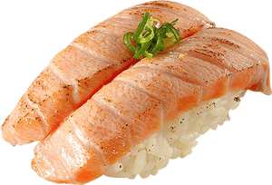 Clip Art Salmon Nigiri - Sushi, HD Png Download PNG with transparent background