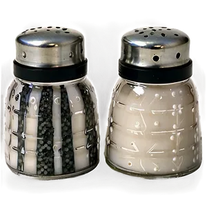 Salt And Pepper Shakers For Barbecue Png 06212024 PNG Image