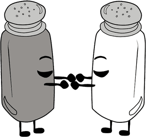 Salt Shaker Transparent Png Clipart Free Download - Transparent Salt And Pepper Cartoon, Png Download PNG