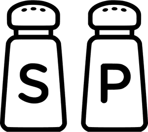 Transparent Salt And Pepper Clipart - Salt And Pepper Shakers Clipart, HD Png Download PNG image with transparent background