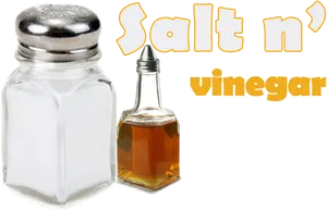 Saltand Vinegar Condiments PNG Image