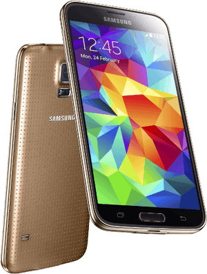 Samsung Galaxy S5 G900h Gold - Samsung S5 Mini Gold, HD Png Download PNG with transparent background