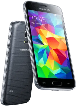 Samsung Galaxy S5 Smartphone Display PNG Image