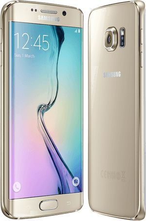 Broken Samsung S7 Edge Screen - Samsung Galaxy S6 Edge, HD Png Download PNG with transparent background
