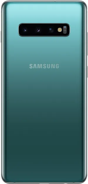 Samsung Galaxy Teal Back Camera Design PNG Image