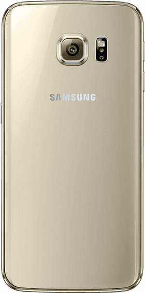 Back View Of Galaxy S6 Edge - Samsung Galaxy S6 Edge Back, HD Png Download PNG with transparent background