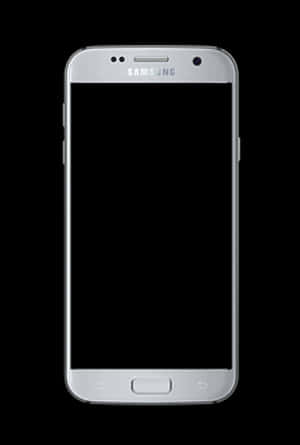 Samsung Smartphone Front View PNG image with transparent background