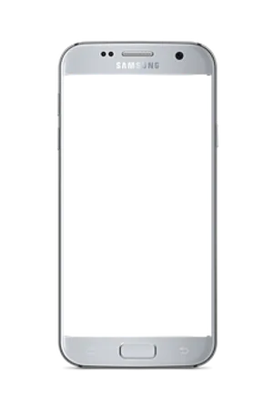 Samsung Smartphone Front View PNG Image