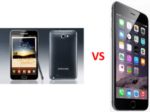 Samsungvsi Phone Comparison PNG Image