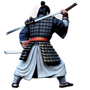 Samurai Art PNG lup PNG image with transparent background